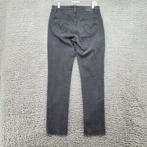 Levis Jeans Womens 29 Washed Black 529 Curvy Skinny Stretch Mid Rise